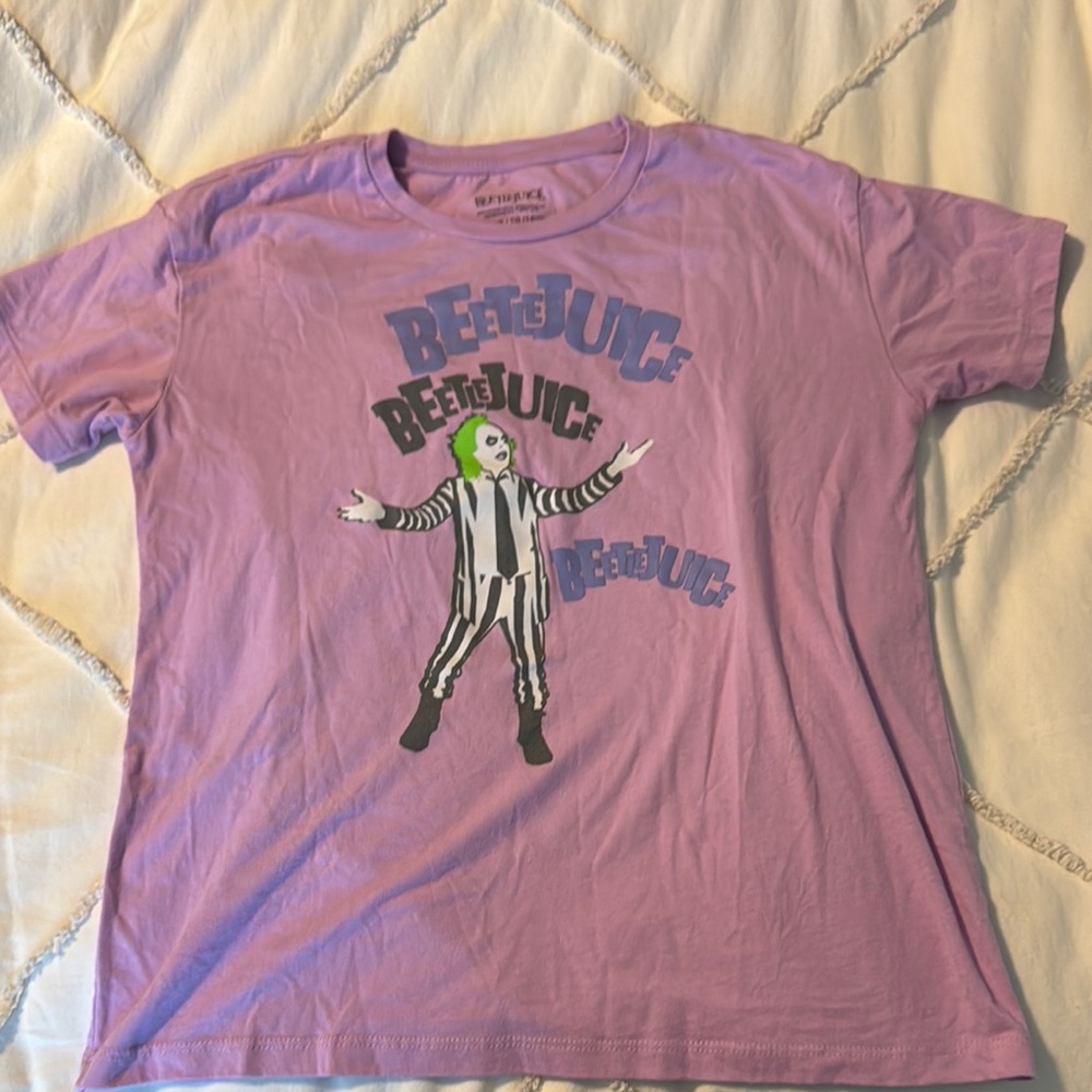 Purple Beetlejuice Graphic T-Shirt